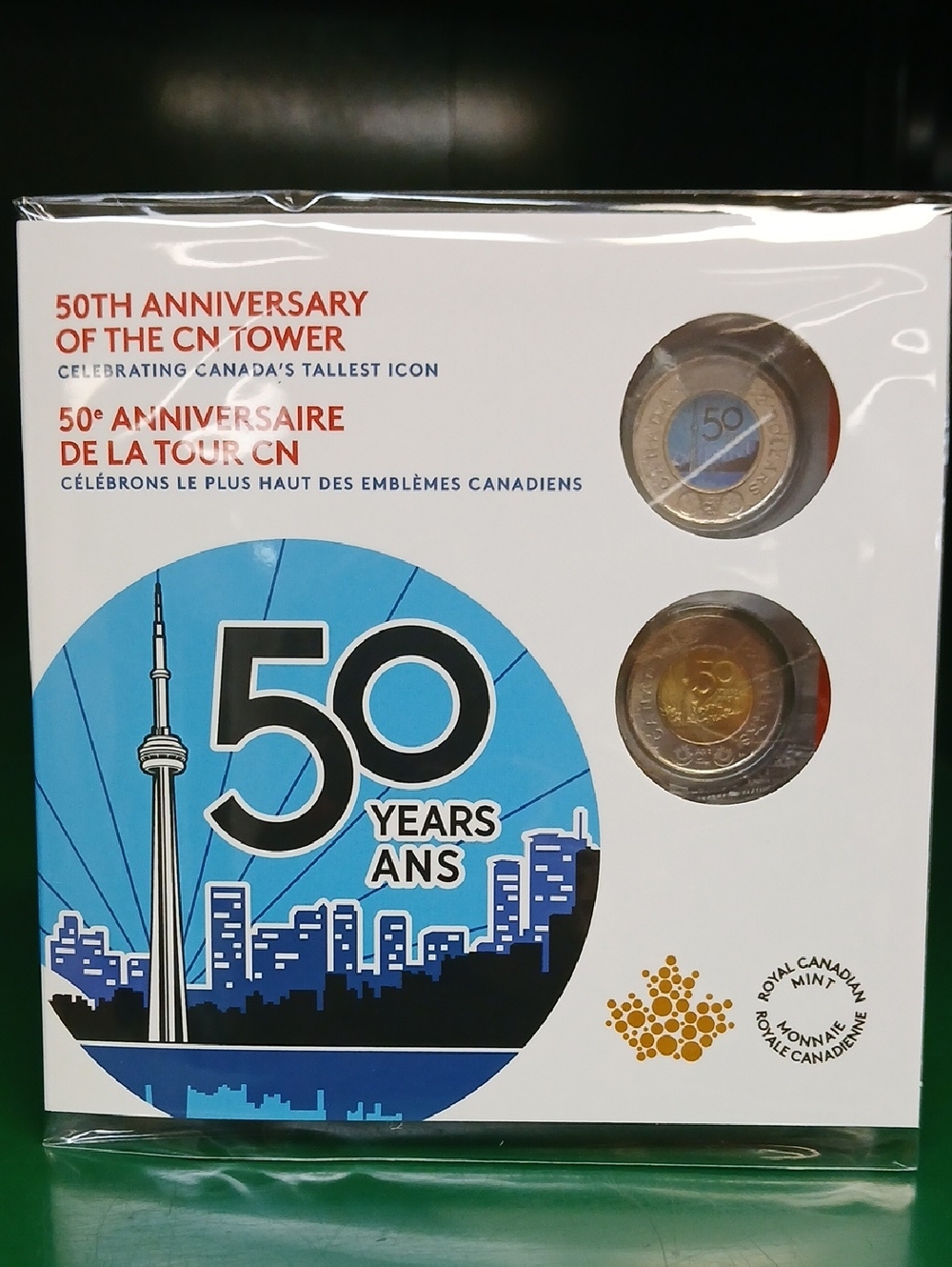 🇨🇦50th Anniversary CN Tower Coin Set Royal Canadian Mint Special